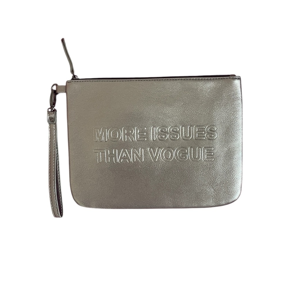 More issues than vogue Silver Clutch Bag